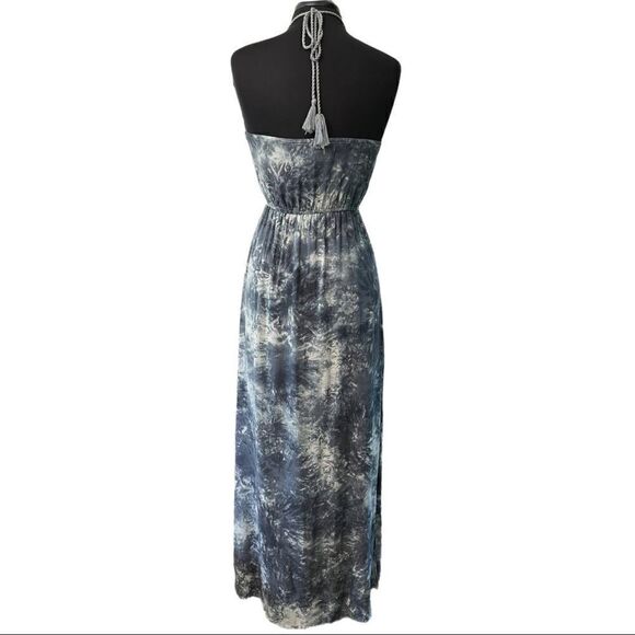 𝅺flying Tomato Tie Dye Embroidered Halter Maxi Sz S - Picture 8 of 13